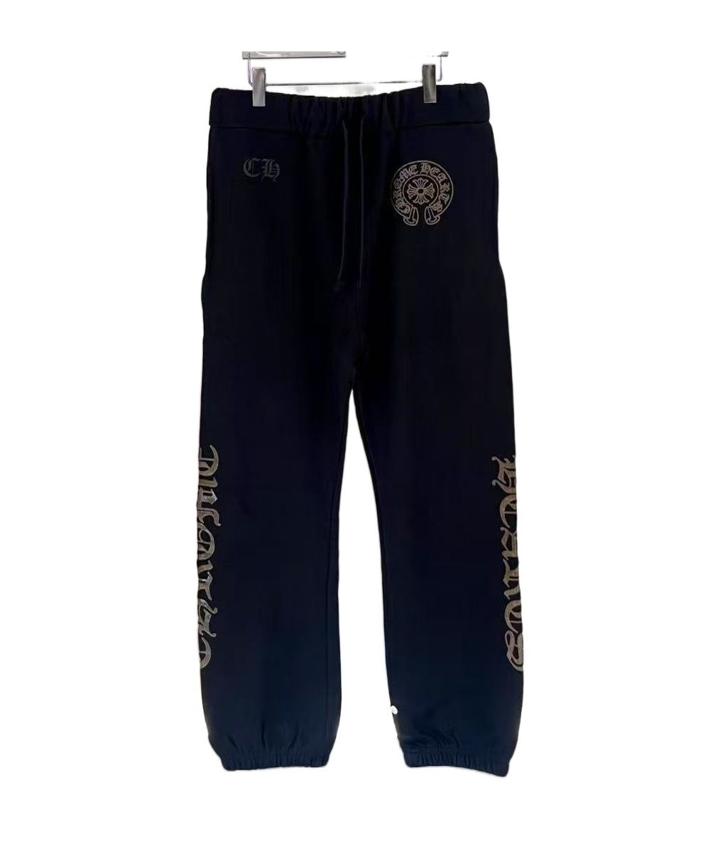 Chrome Hearts Drawstring Sweatpants In Brown Glitter
