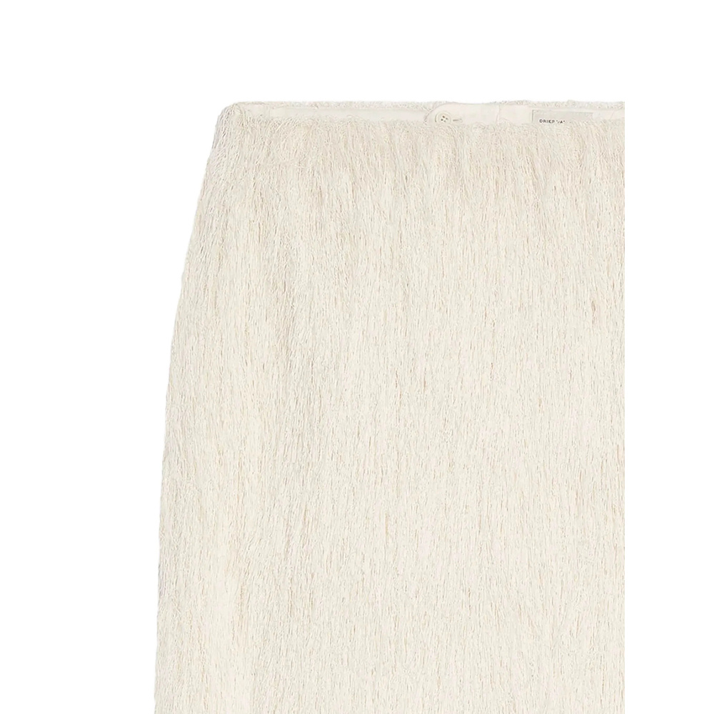 Dries Van Noten Women Sokna Midi Skirt In White