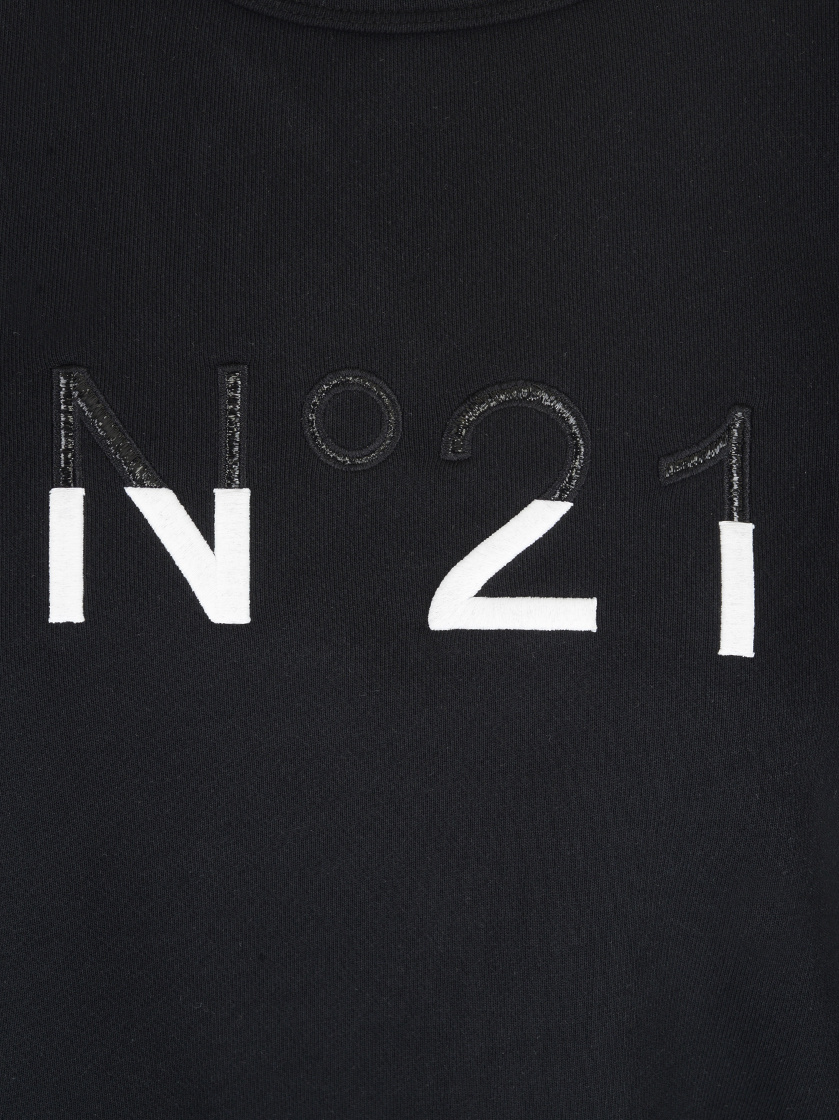 Shop N°21 Logo Loose T-shirt In Black