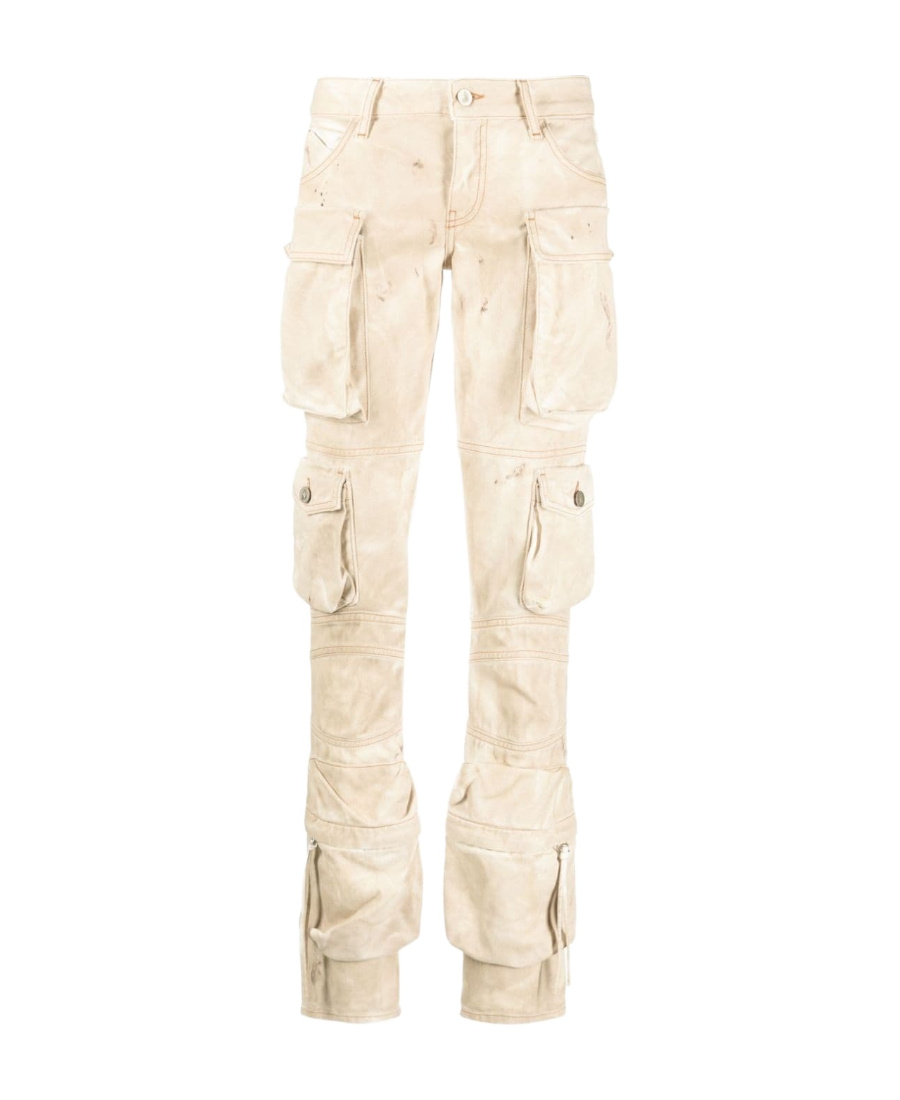 Shop Attico Essie Jeans In Nude