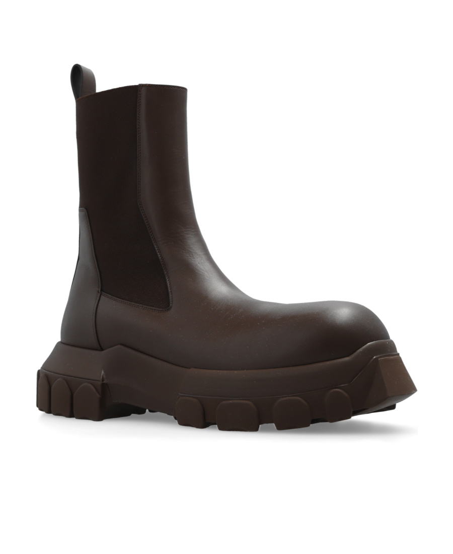Rick Owens Edfu Track Boots In Black