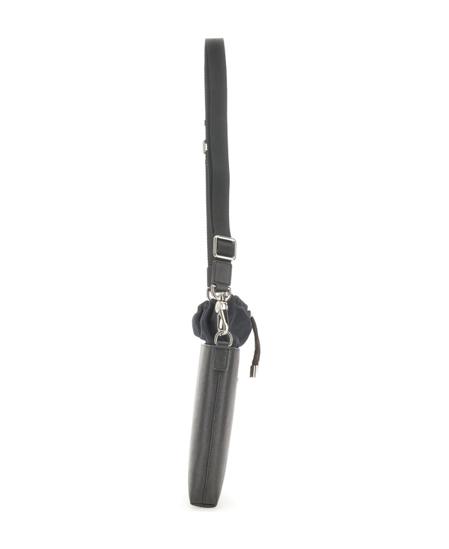 Vivienne Westwood Logo Shoulder Bag In Black