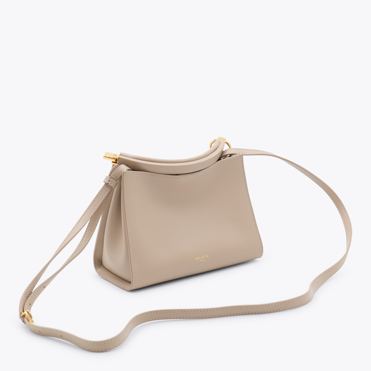 Alaïa Square Shoulder Bag In Brown