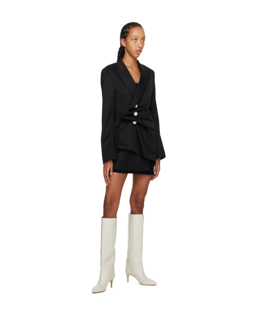 Kimhēkim Black Neo Malevich Miniskirt In Black