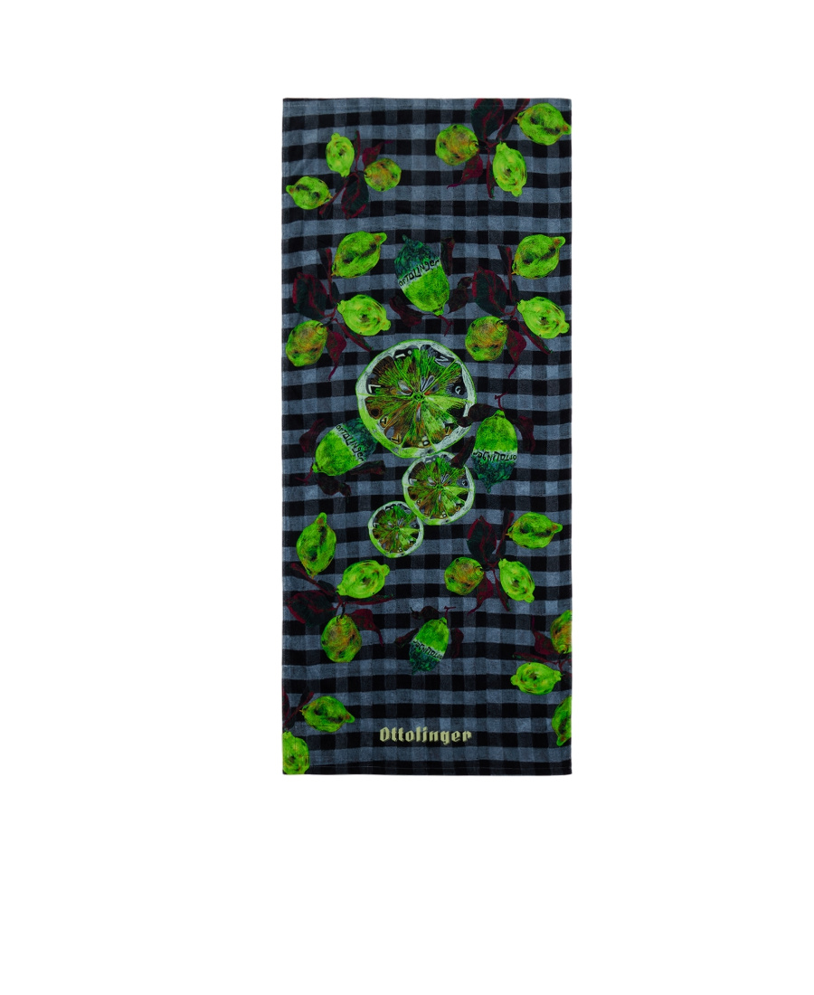 Ottolinger Graphic-print Cotton Towel In Black