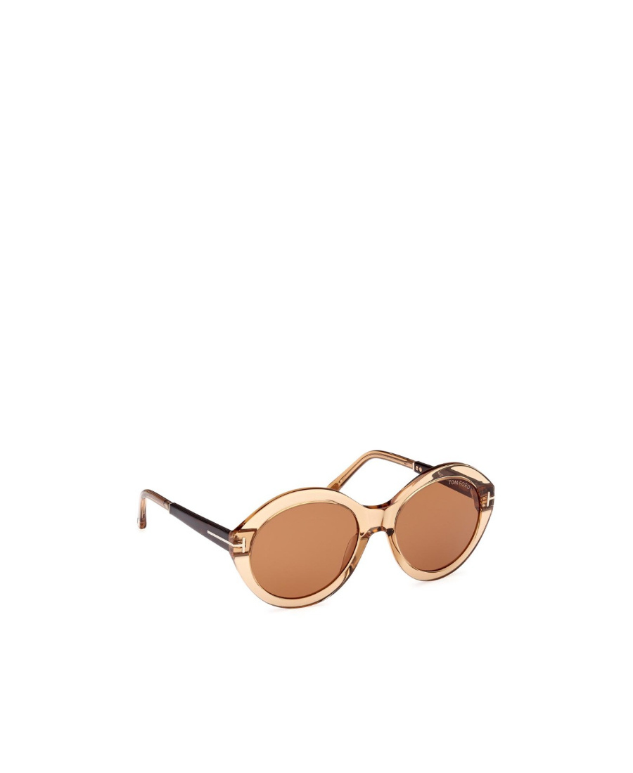 Tom Ford Eyewear Round-frame Sunglasses In Gold
