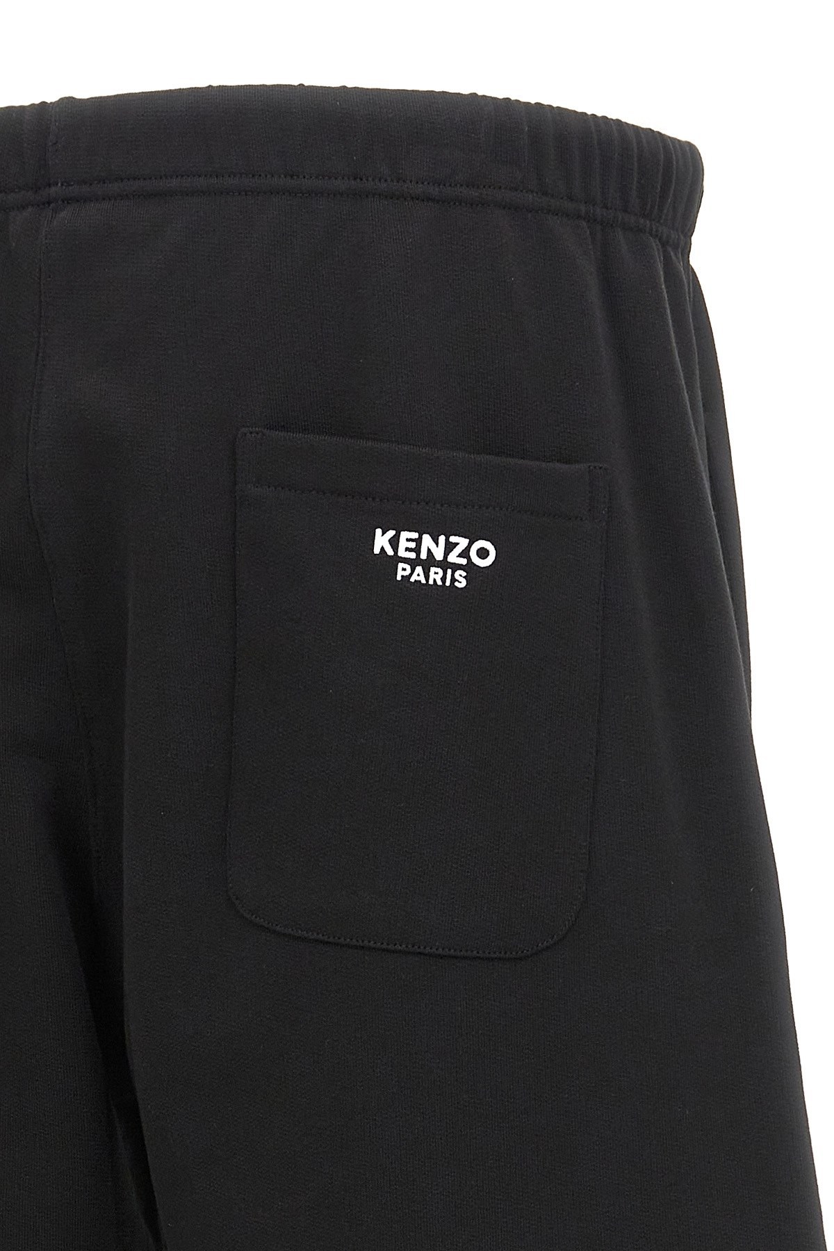 Kenzo Elastic Waist Shorts In Black