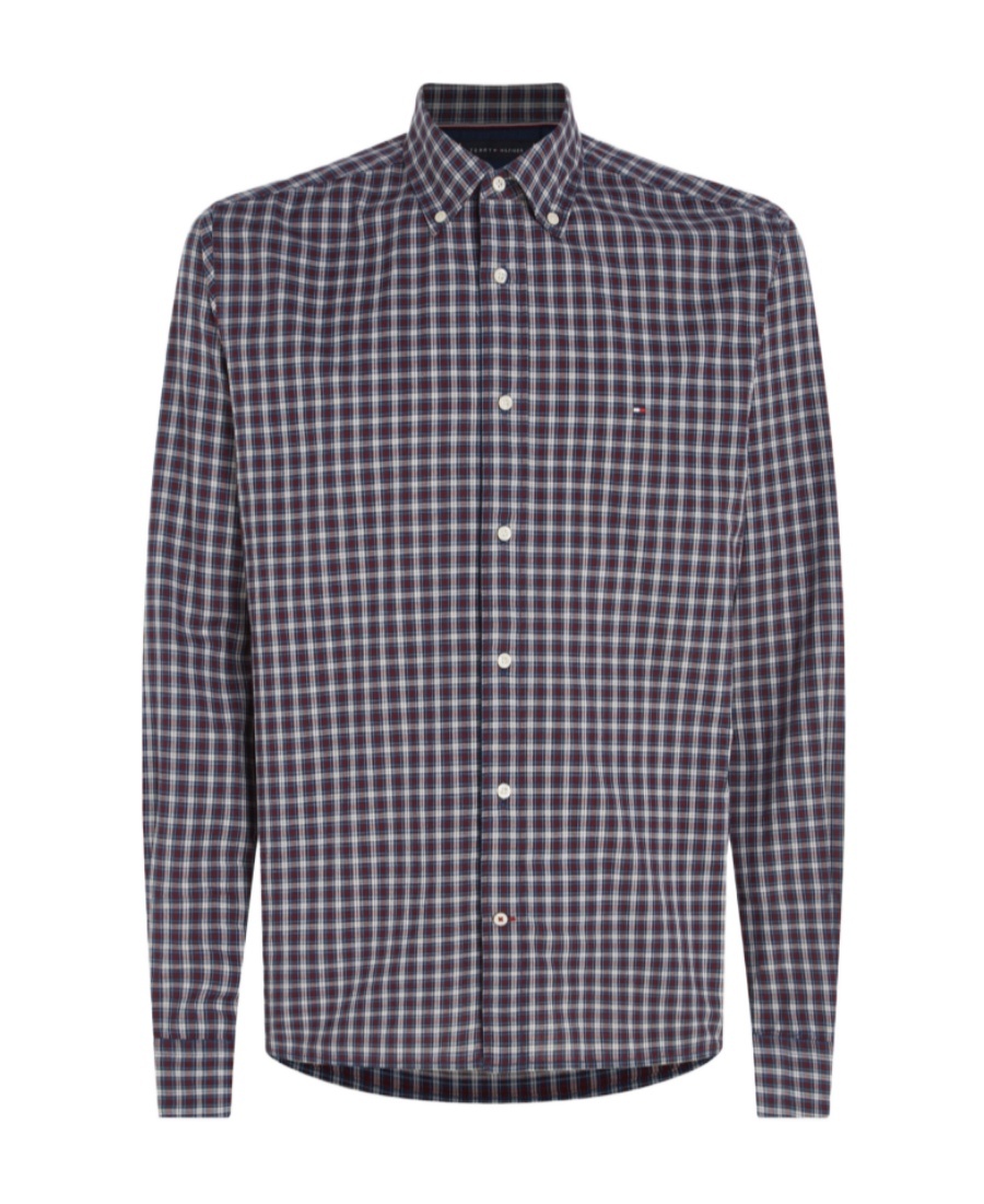 Tommy Hilfiger Long-sleeved Shirt In Gray