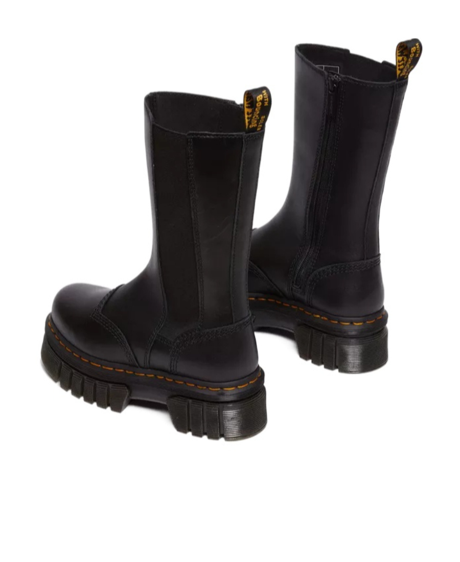 Dr. Martens' Audrick Tall Chelsea Boots In Black