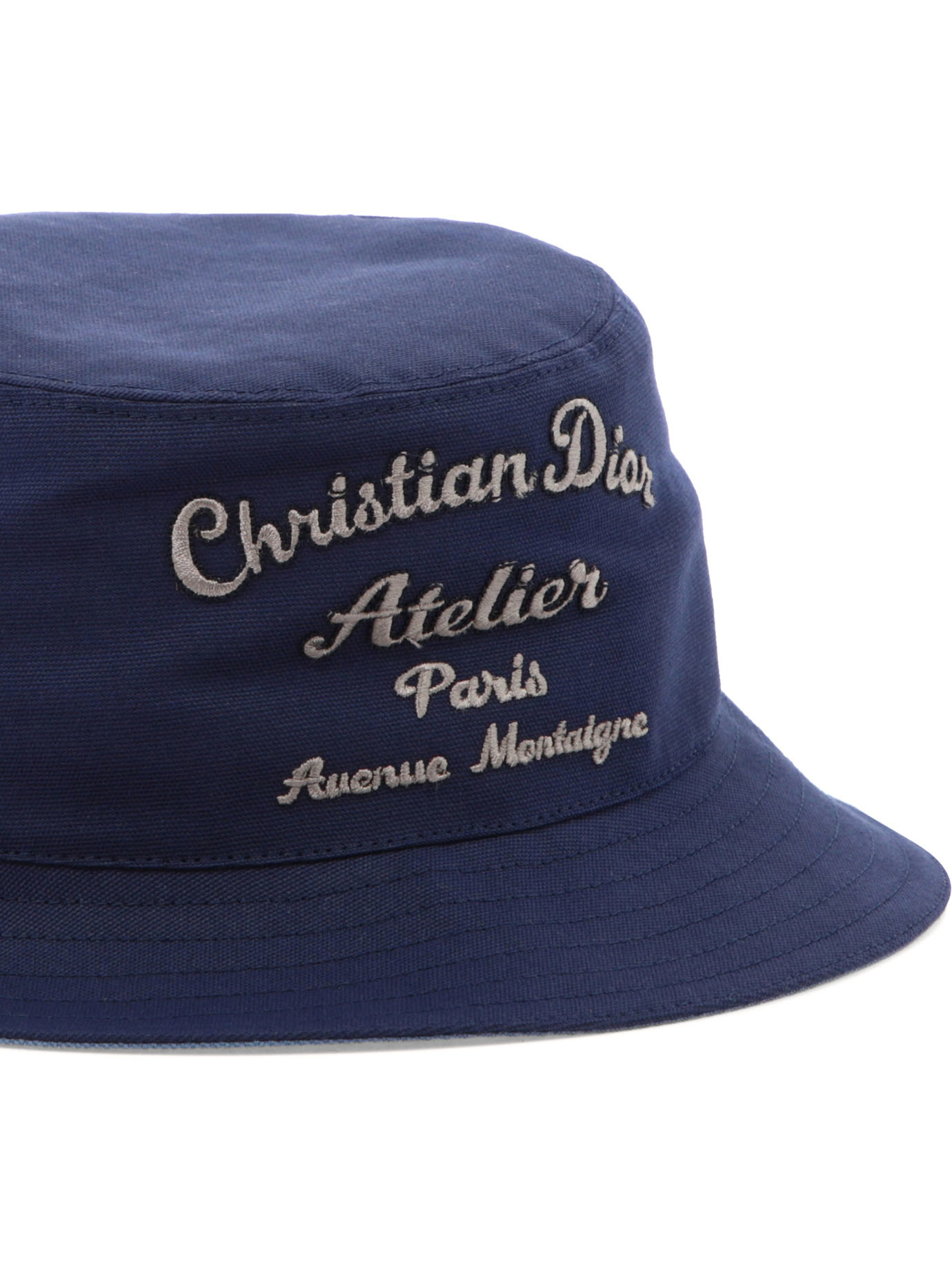 Dior Logo Hat In Blue