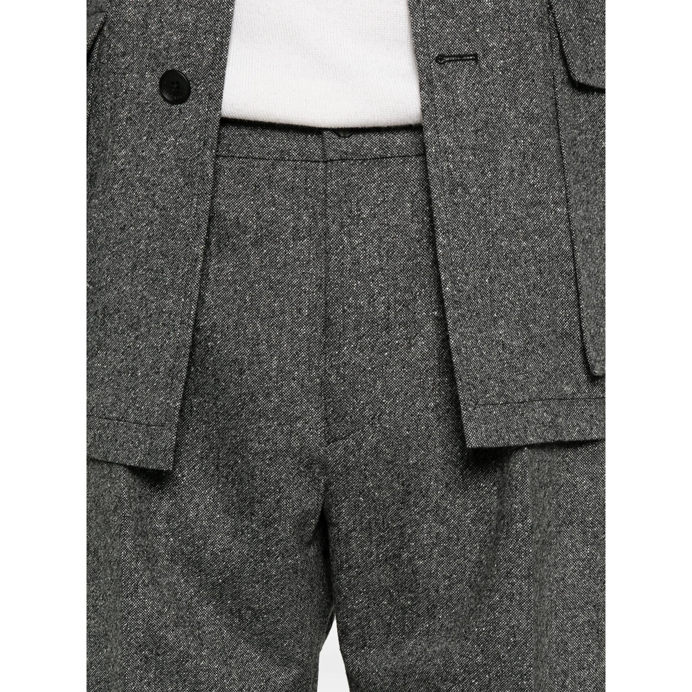 Tagliatore Long Sleeve Blazer And Belt Loop Pants Set
