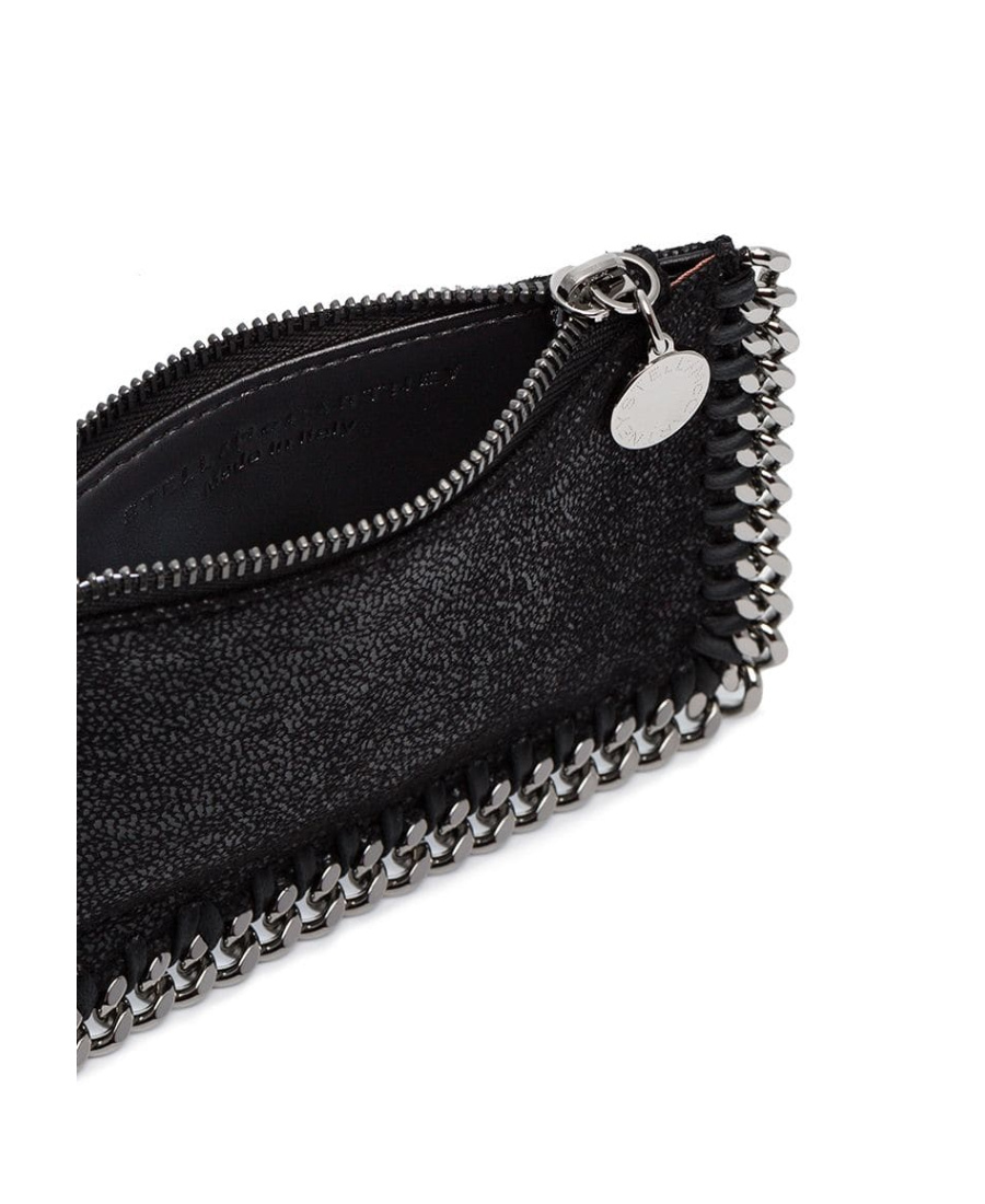 Stella Mccartney Falabella Card Holder In Black
