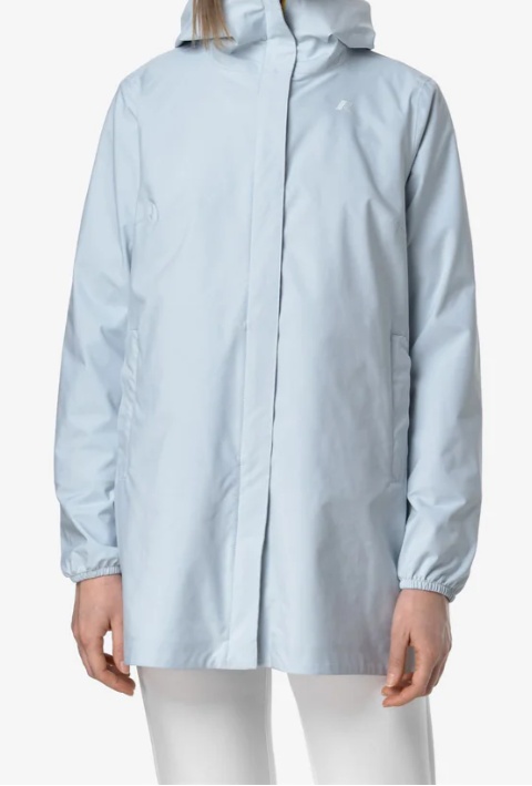 K-way Waterproof Slim Fit Jacket In Blue