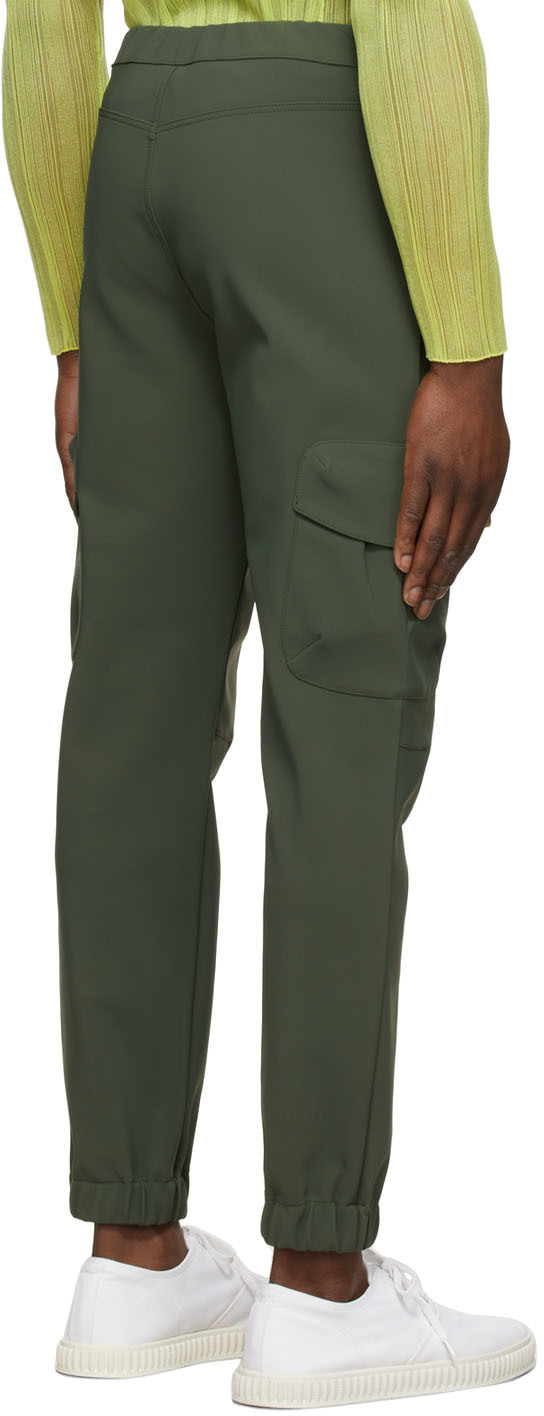 Coperni Ssense Exclusive Khaki C+ Cargo Pants In Black