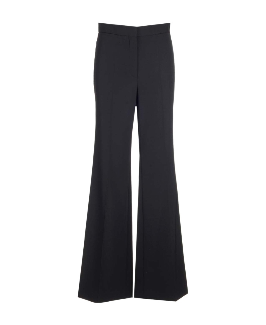 Shop Stella Mccartney High Waist Flared Trousers In Black