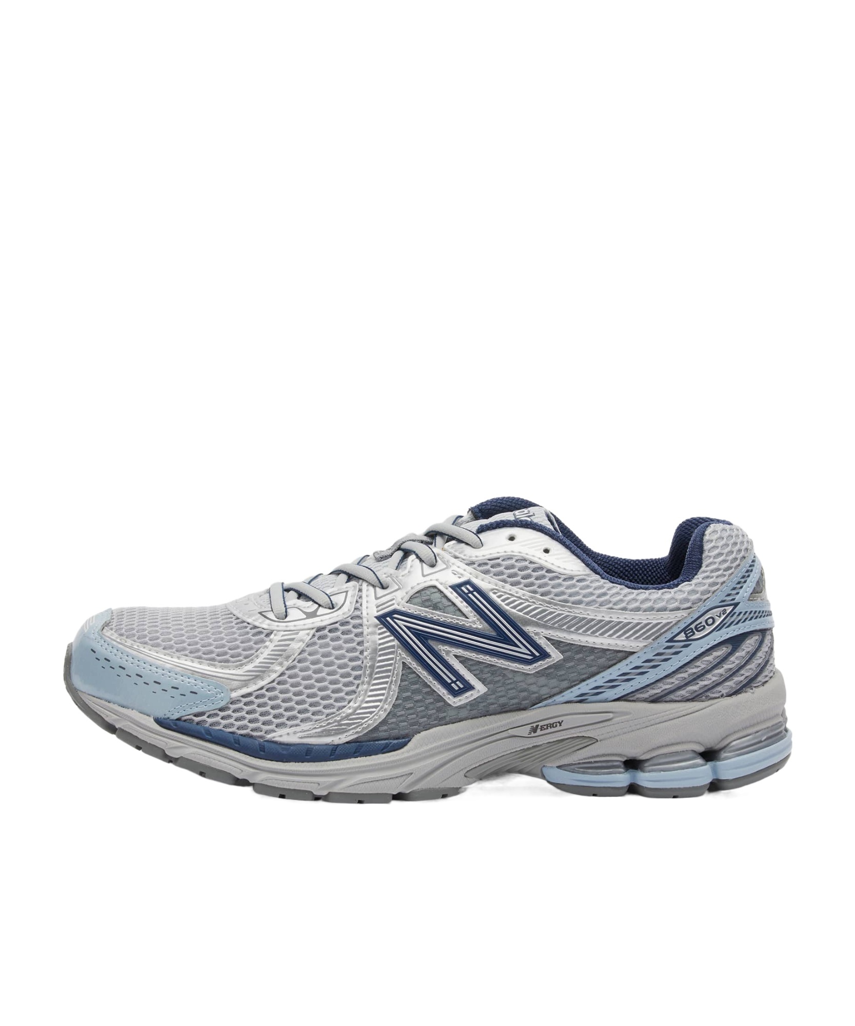 New Balance 860v2 Rubber And Mesh Sneakers In Gray