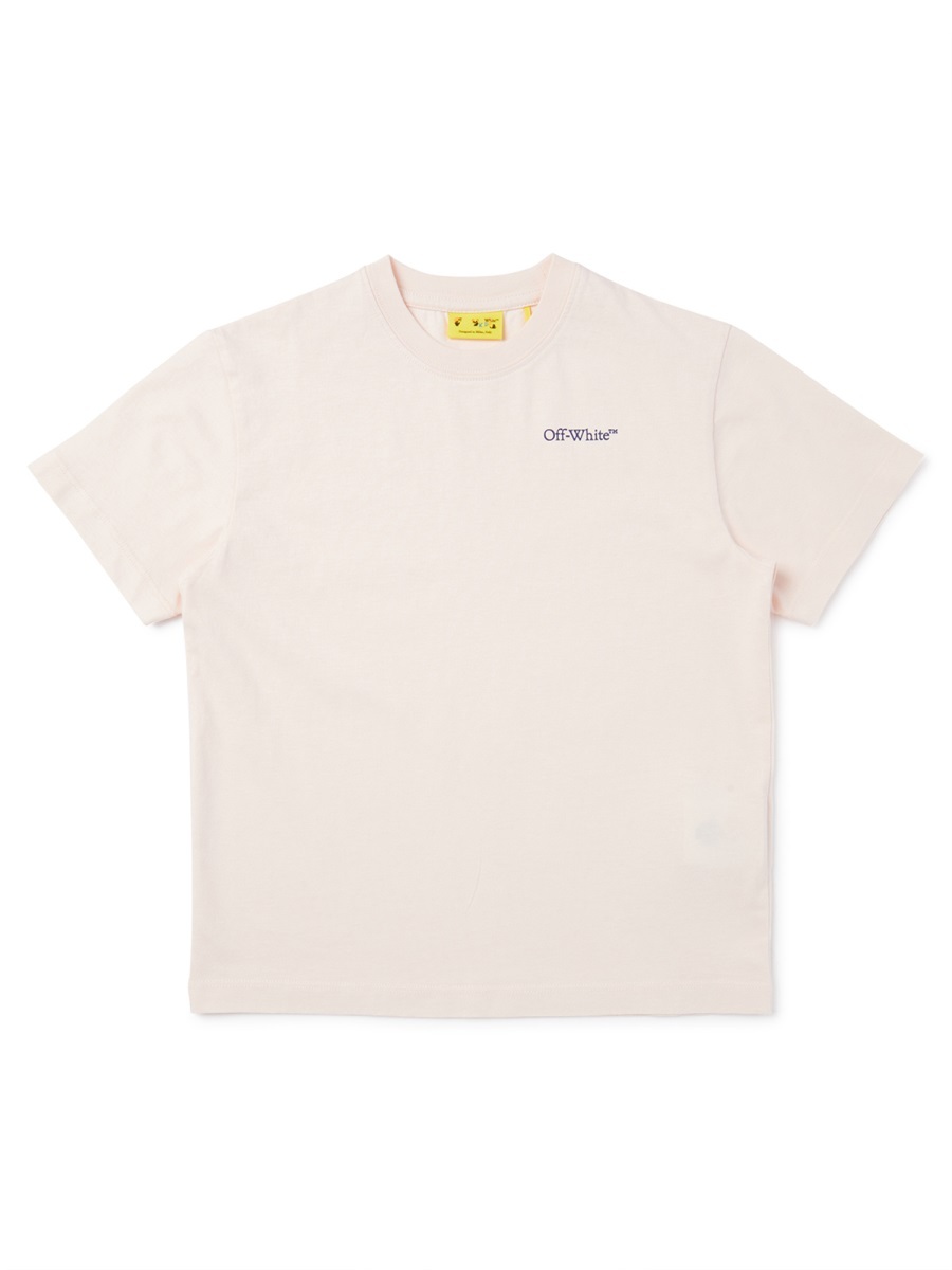 Off-white Three-pack Of Short-sleeved T-shirts In Pink