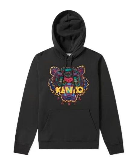 Kenzo Long-sleeved Sweater In Black