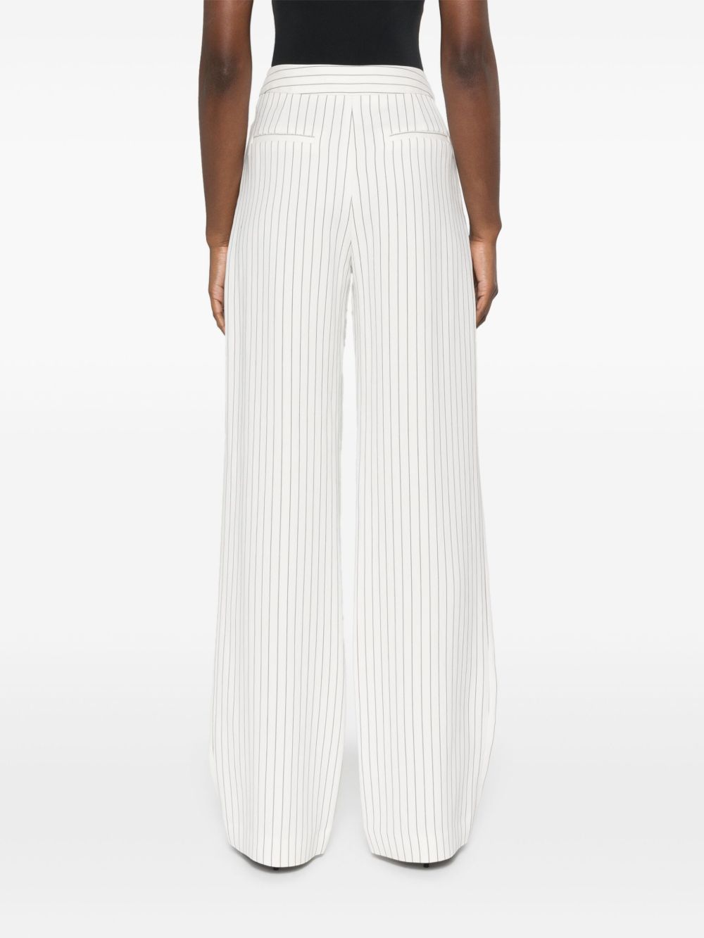Loulou Studio Ecru Ayla Tailored Trousers In White