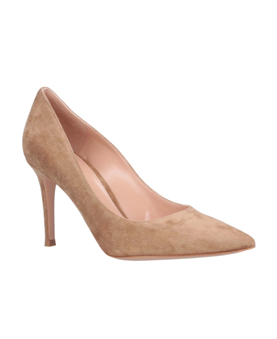 Gianvito Rossi Gianvito 85 Mm Heeled Shoes Beige In Nude