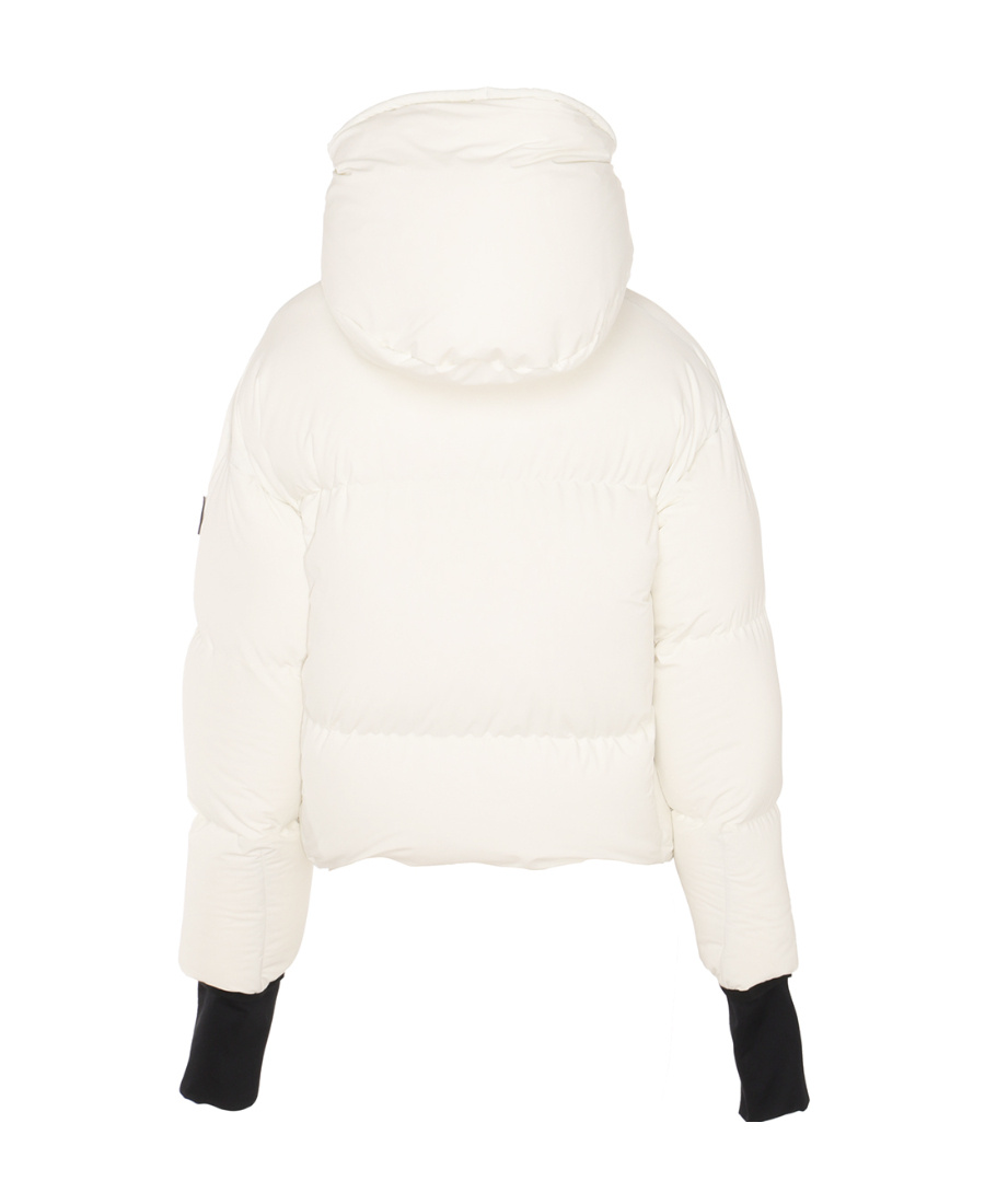 Moncler Allesaz Quilted Ski Jacket In White