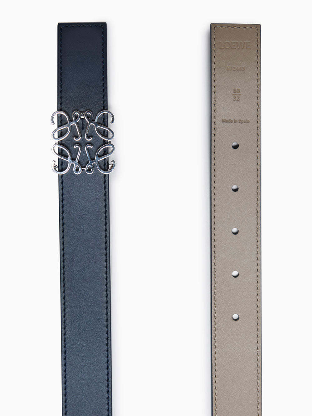 Loewe Anagram Belt In Black