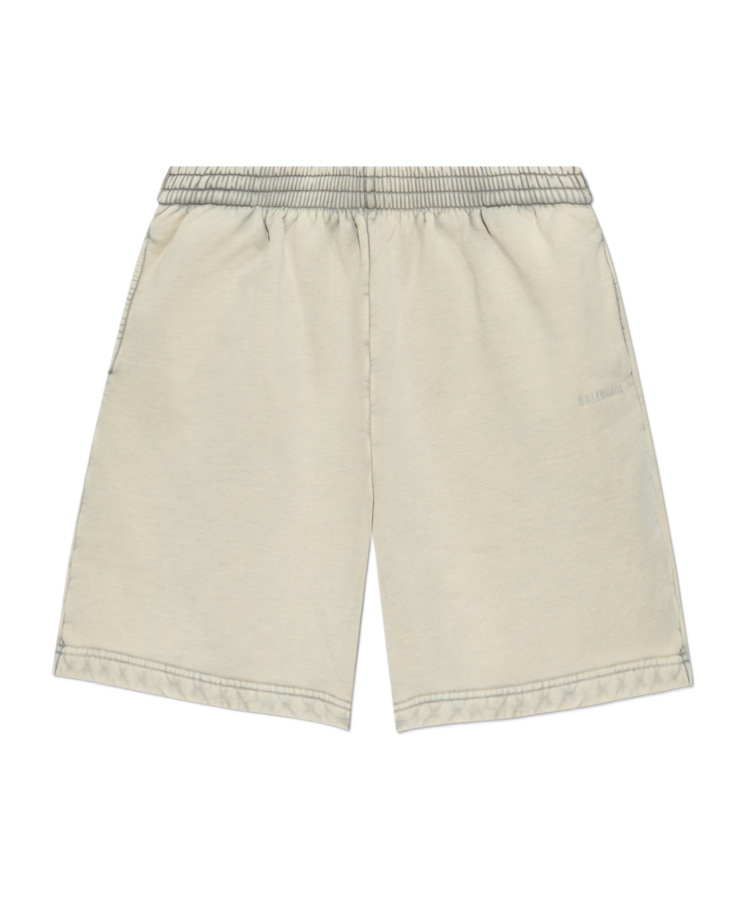 BALENCIAGA BALENCIAGA LOGO EMBROIDERED TRACK SHORTS