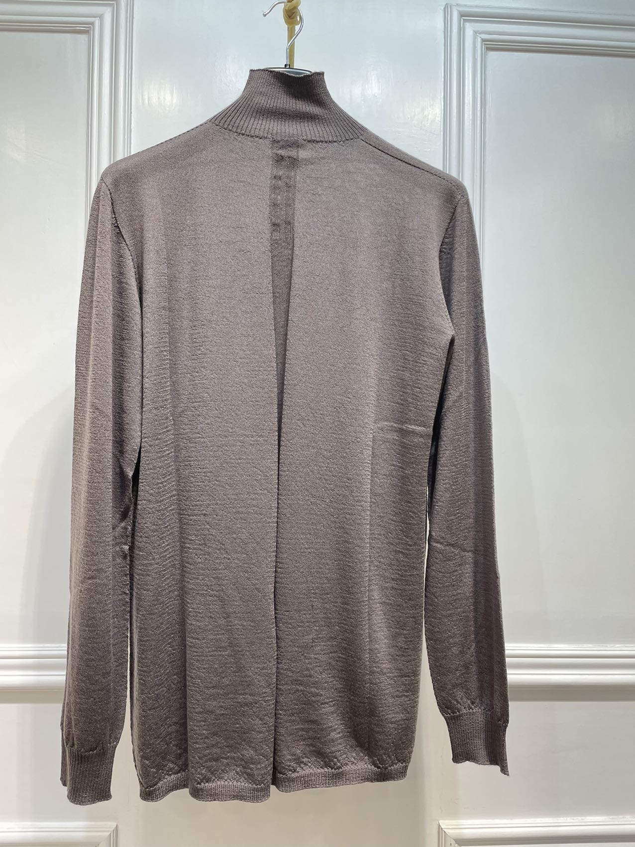 Rick Owens High-necked Sweater In Gray