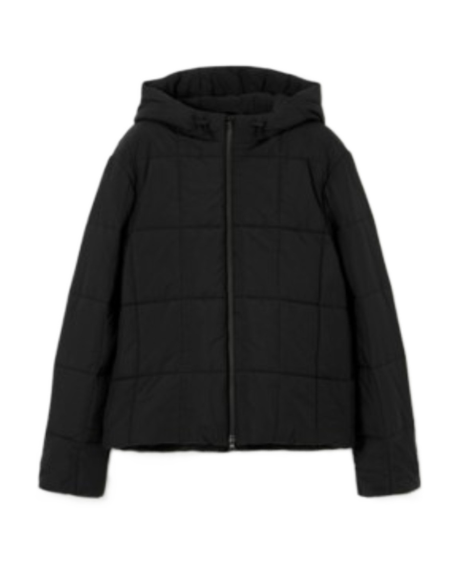 Burberry Quilted Nylon Jacket In Black