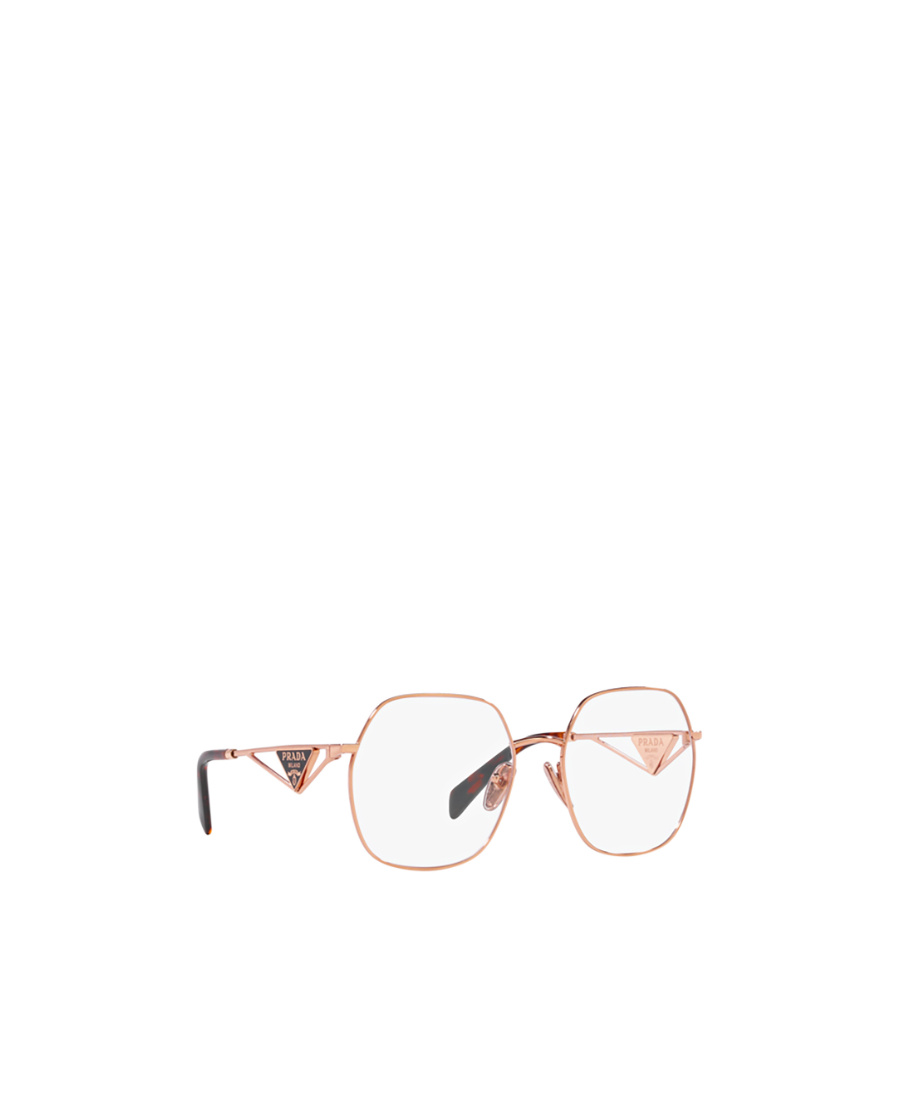 Prada Triangle-logo Glasses In White