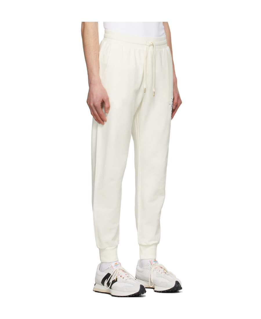 Casablanca Loose And Tight Waist Sweatpants In White