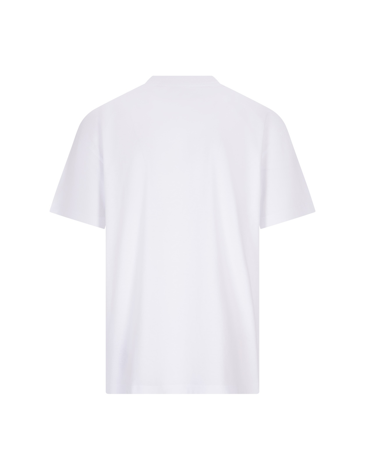 PALM ANGELS PALM ANGELS LOGO EMBELLISHED CREWNECK T-SHIRT