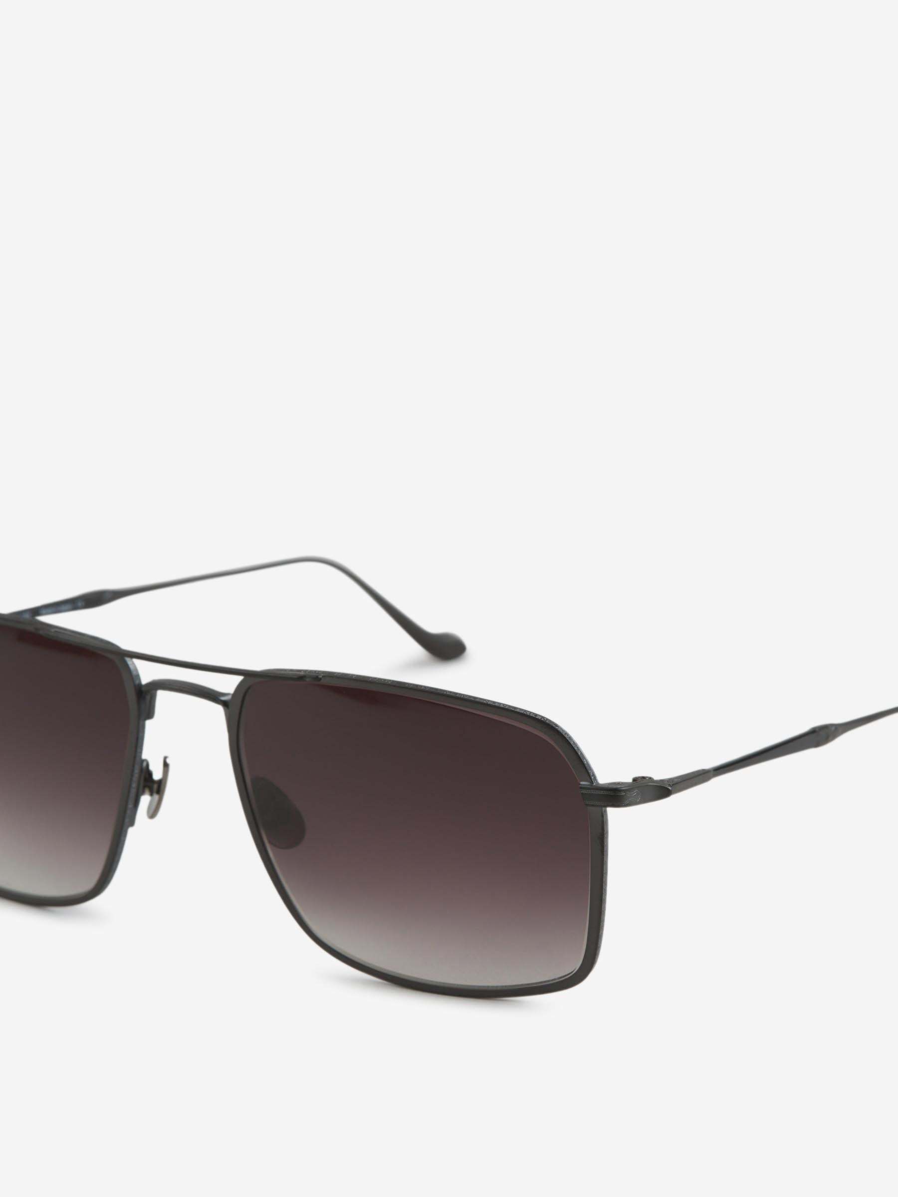 Matsuda Square Sunglasses In Brown
