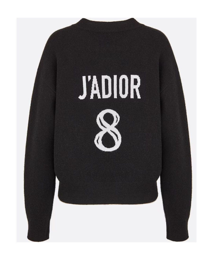 Dior J A 8 Boxy Sweater In Black