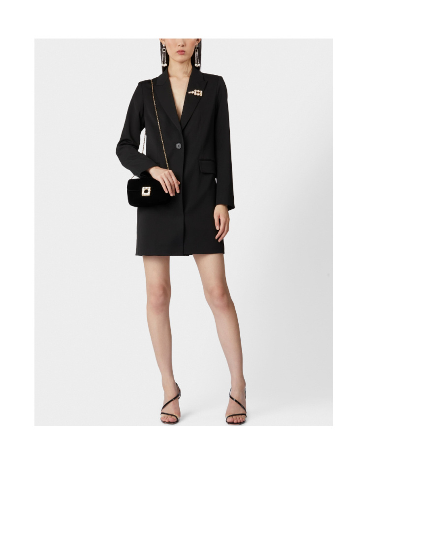 Roger Vivier Jeu De Fille Buckle Clutch Bag In Black