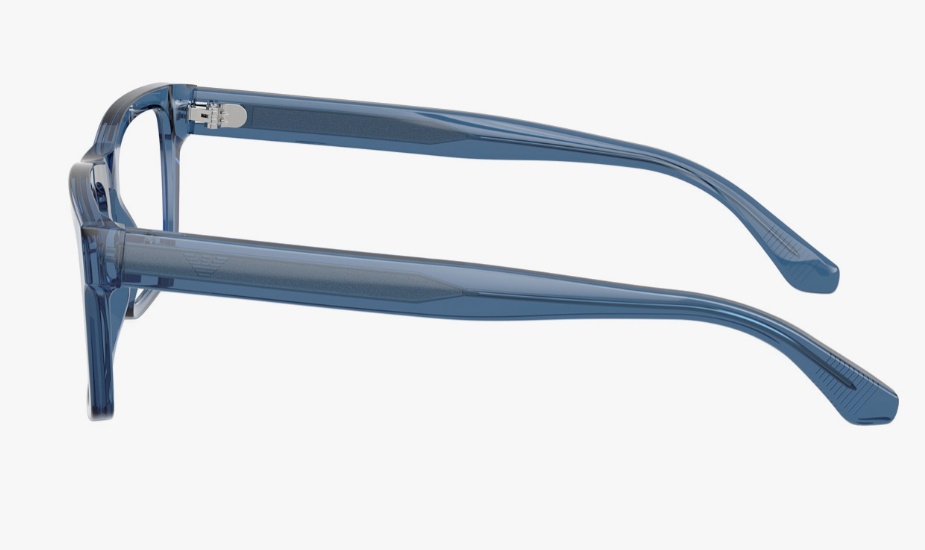 Emporio Armani Full Frame Plain Mirror In Blue