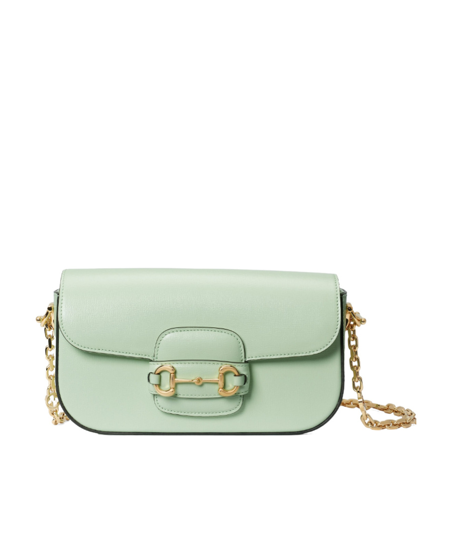 Gucci Women's 1955 Horsebit Small Shoulder Bag In Green
