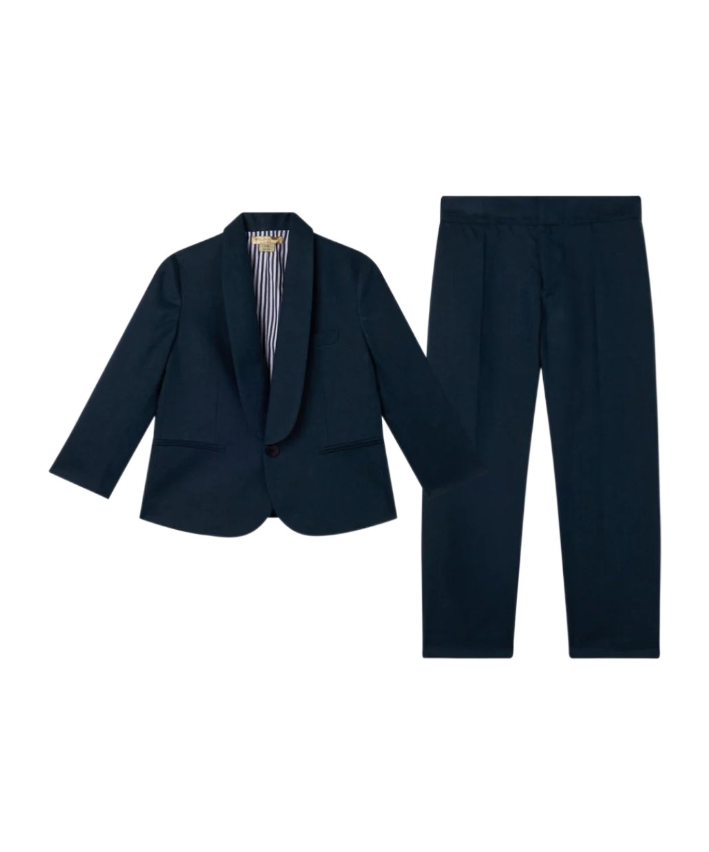 Stella Mccartney Long-sleeved Jacket And Trouser Suit In Black
