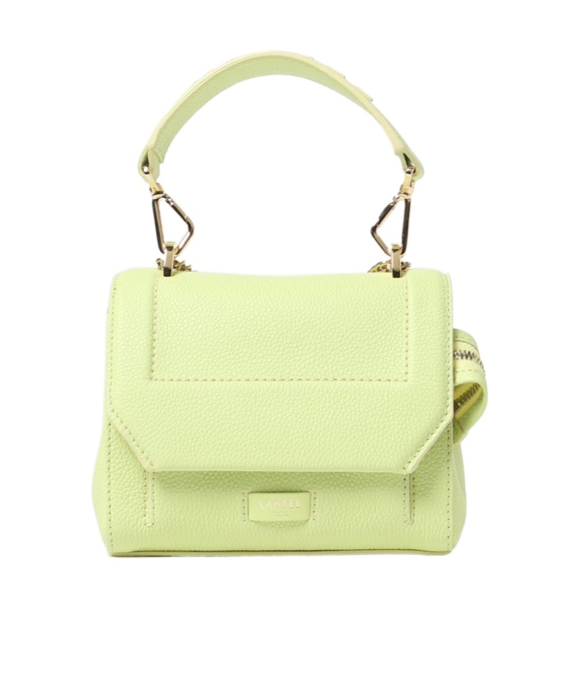 Lancel Chic Chain Strap Shoulder Bag In Yellow