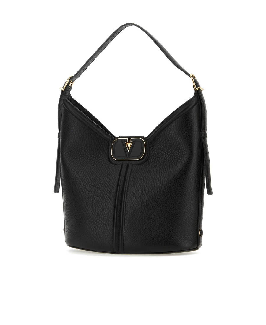 Valentino Vlogo Signature Top Handle Bag In Black