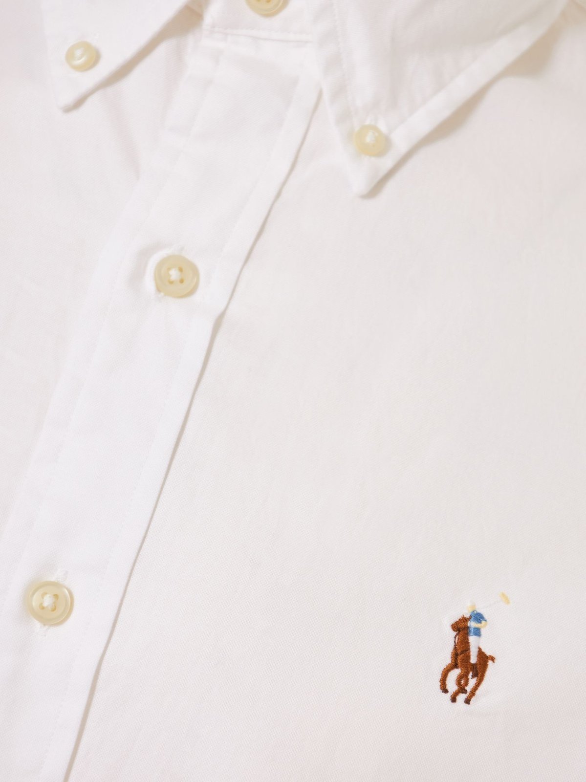 Polo Ralph Lauren Long Sleeve Shirt Button Down Collar In Gray