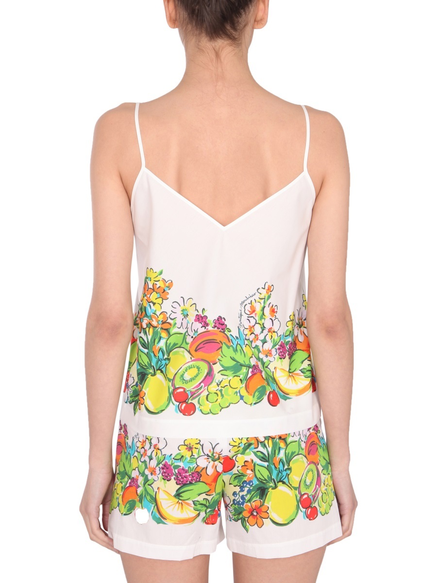 Moschino Boutique Fresh Fruits Camisole In Multicolor