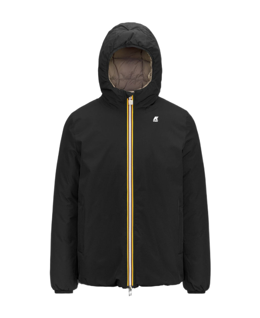 K-way Jack St Thermo Reversible Jacket In Black