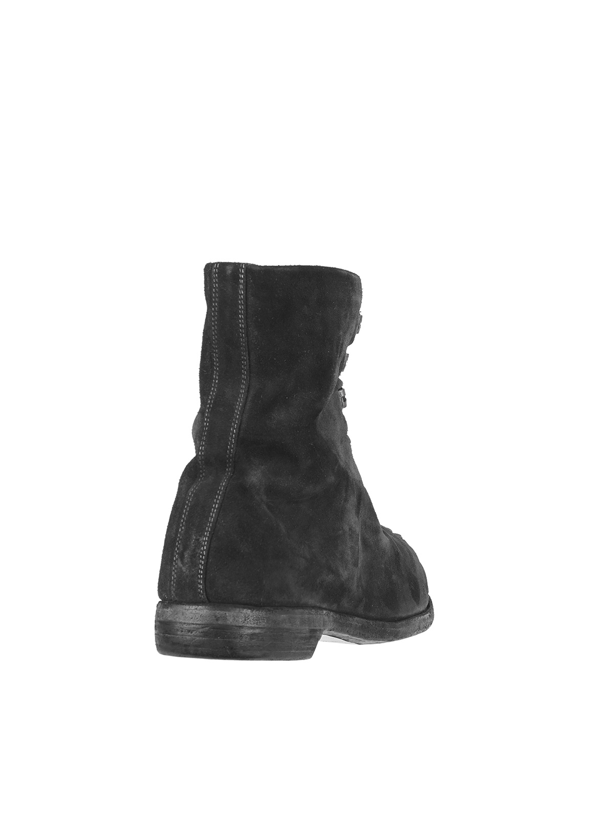 Guidi Lace-up Boots In Black