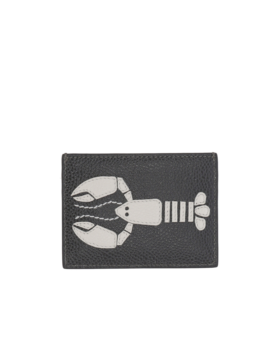 Shop Thom Browne Patch-detail Cardholder In Black