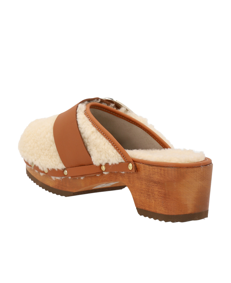 Jejia Brown Jodie Mules In Nude
