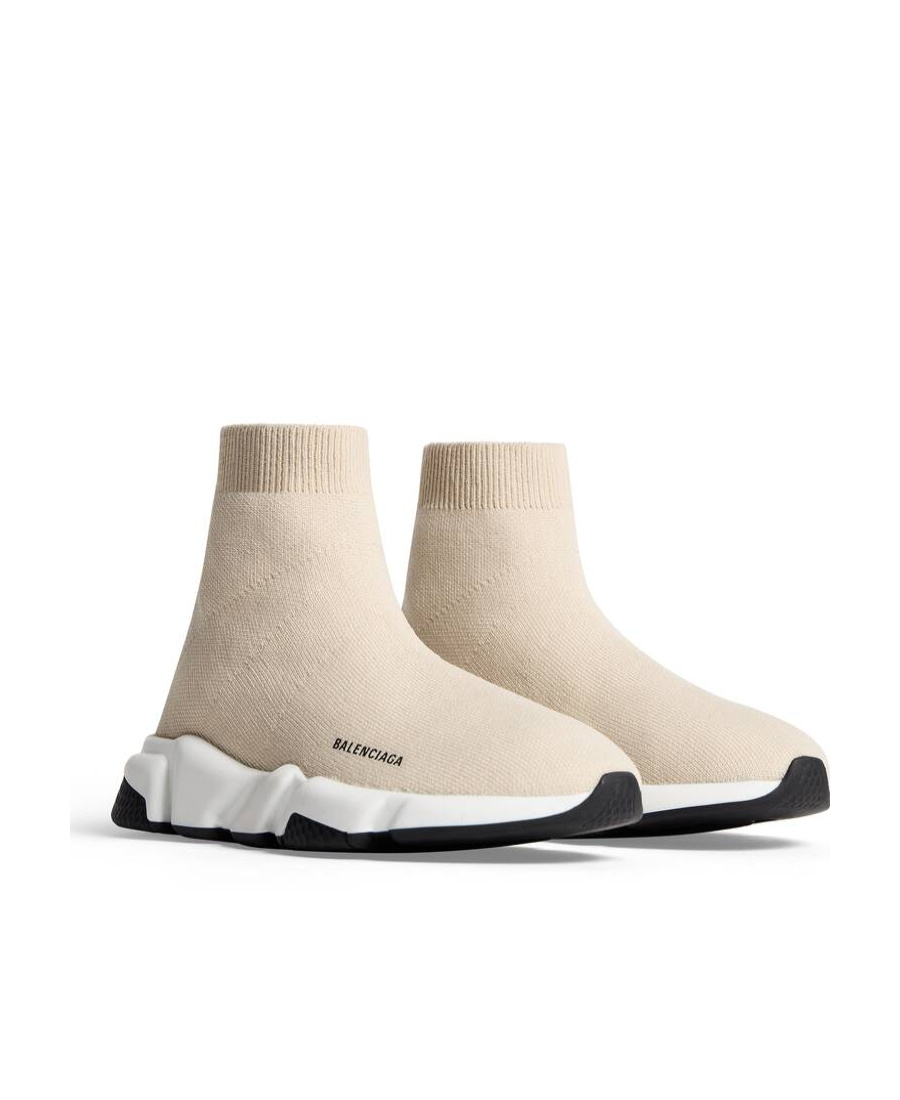 Balenciaga Speed Lt Sock Sneakers In White