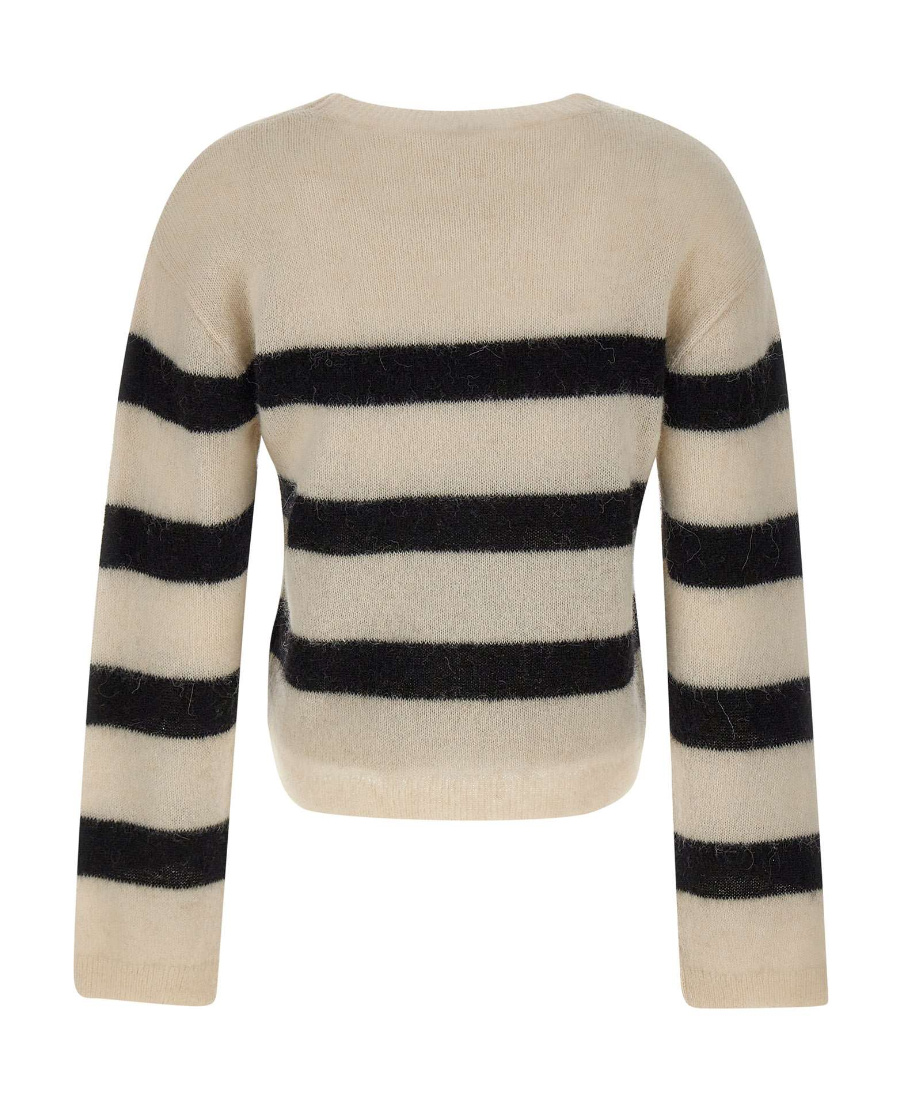 Apc A.p.c. "madison" Alpaca And Wool Pullover In Nude