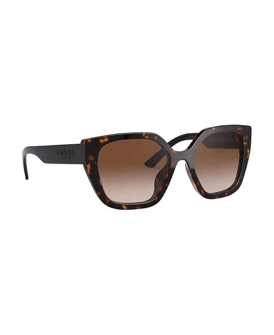 Prada Pr 24xs Rectangle-frame Sunglasses In Black