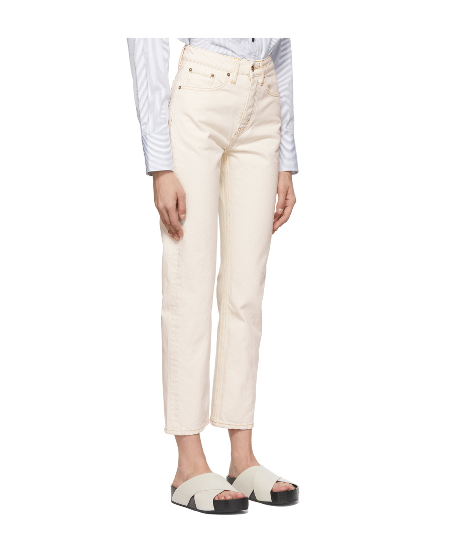 Hope Belt Loop Jeans In White